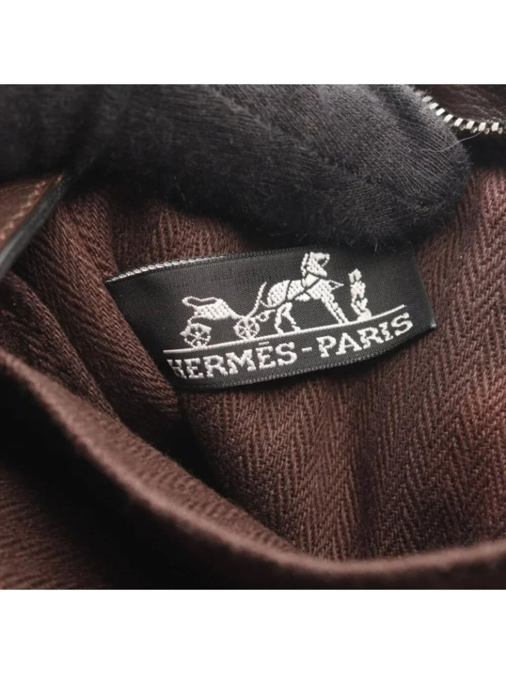 Hermes Handbag Caravan Horizontal PM 2-Way Chocolat Leather